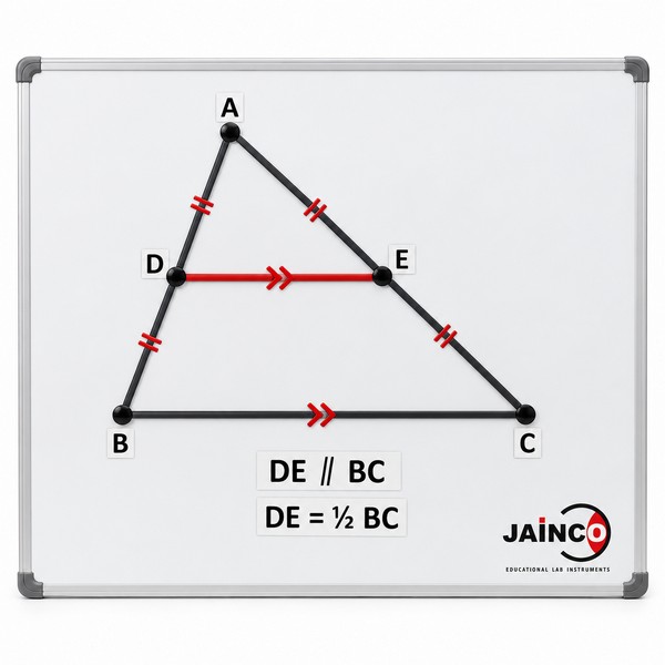 To illustrate the mid-point theorem (Magnetic)